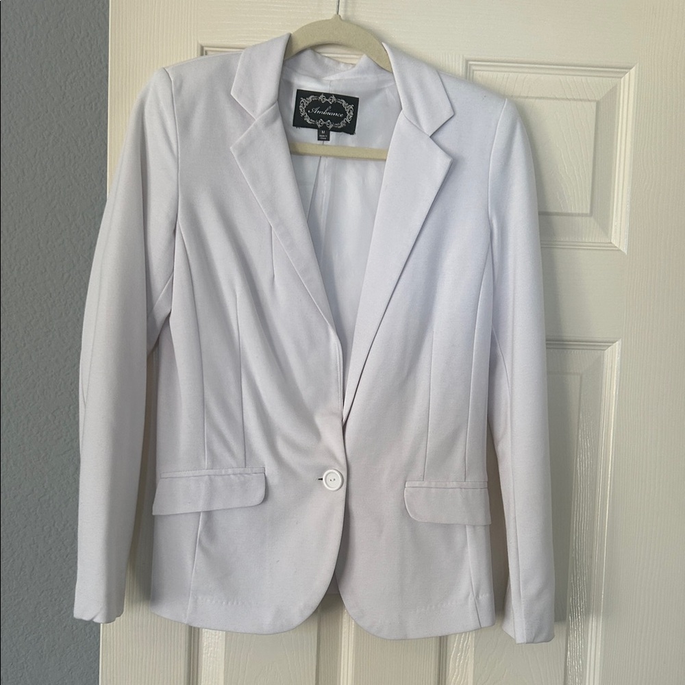 Ambiance Soft‎ White Blazer